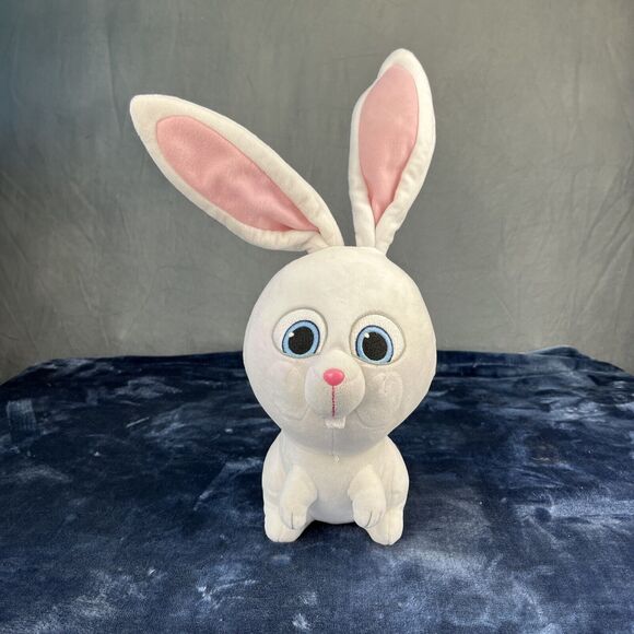 TY BEANIE BUDDY SECRET LIFE OF PETS 15” SNOWBALL easter BUNNY PLUSH TOY STUFFED - Picture 1 of 11
